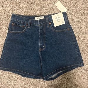 Abercrombie High Rise Dad Short NWT
